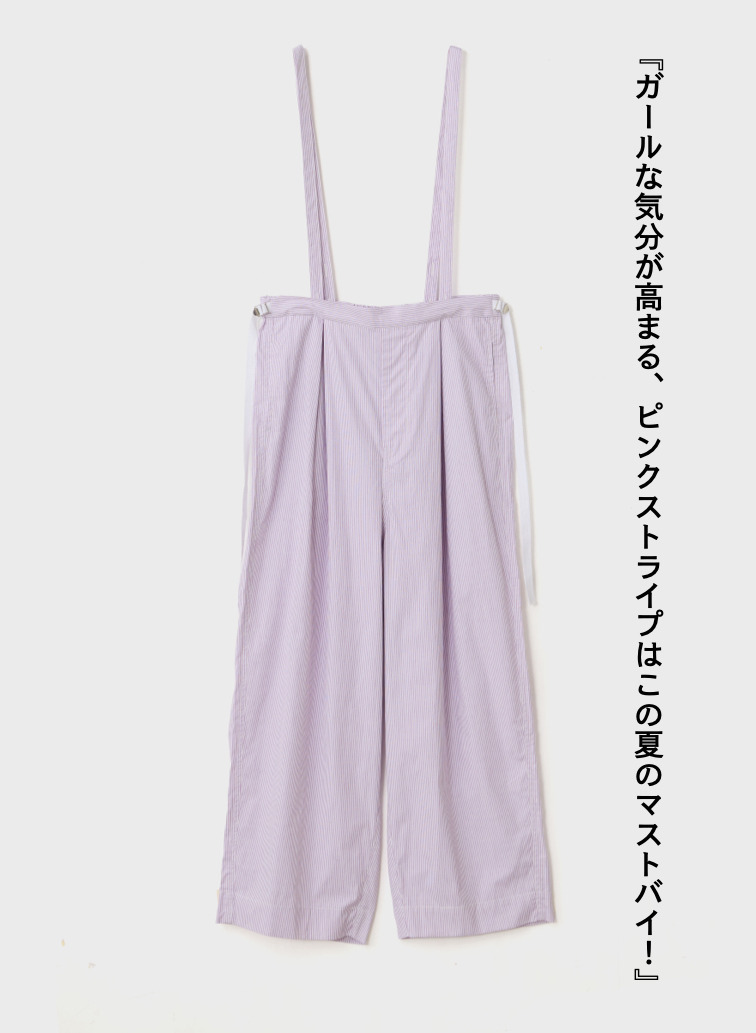サロペット【CAPSULE COLLECTION】 詳細画像 Pink 6