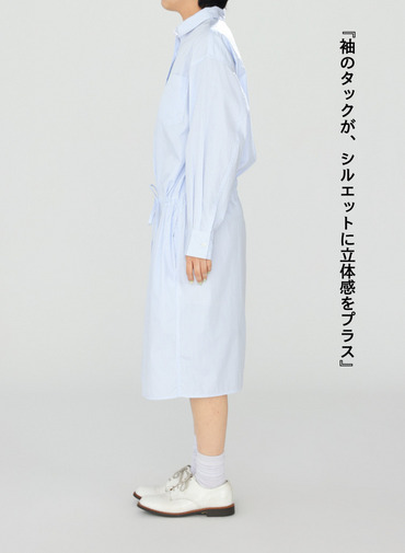 シャツワンピース【CAPSULE COLLECTION】 詳細画像 Saxe Blue 12
