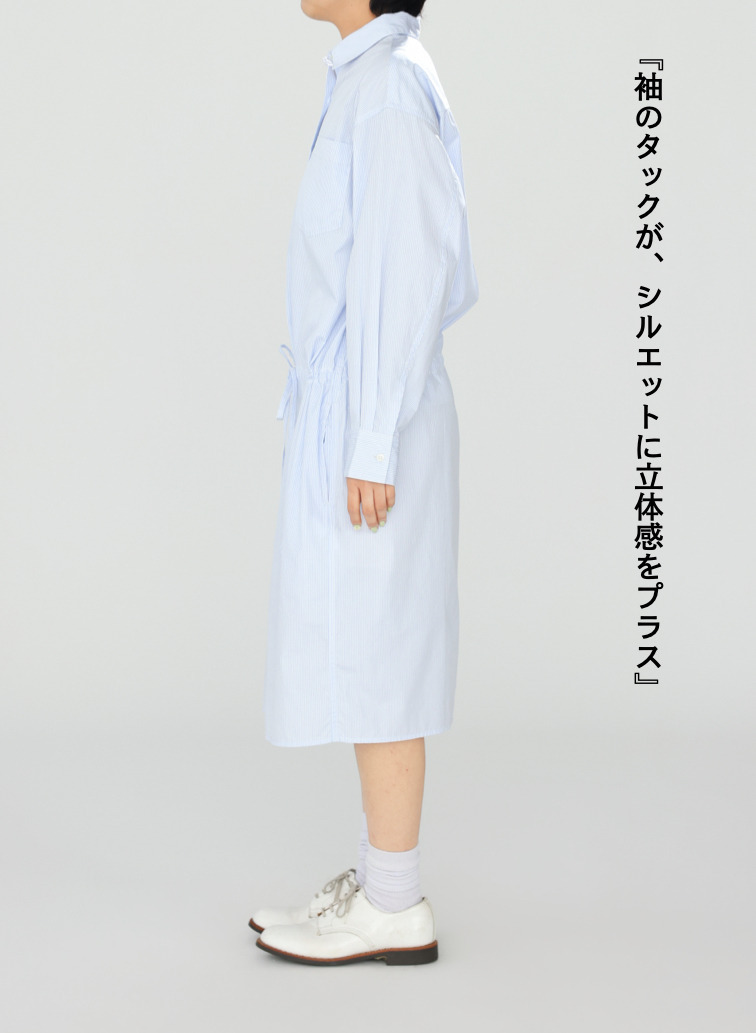 シャツワンピース【CAPSULE COLLECTION】 詳細画像 Saxe Blue 12