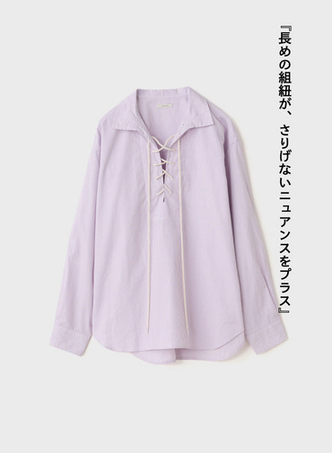 レースアップブラウス【CAPSULE COLLECTION】 詳細画像 Pink 6