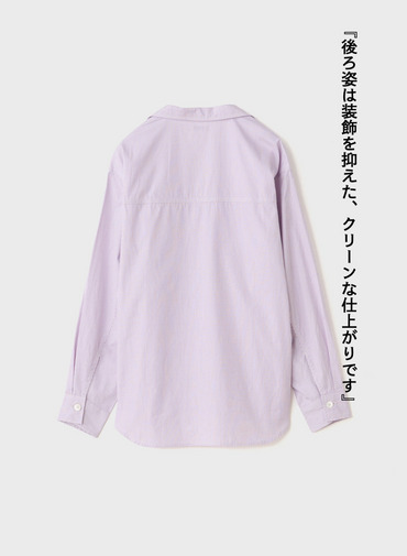 レースアップブラウス【CAPSULE COLLECTION】 詳細画像 Pink 7