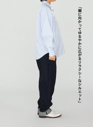 レースアップブラウス【CAPSULE COLLECTION】 詳細画像 Saxe Blue 11