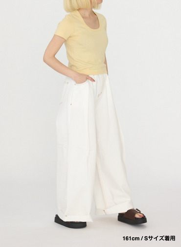 クロップドTシャツ「Jessica」 詳細画像 Yellow 15