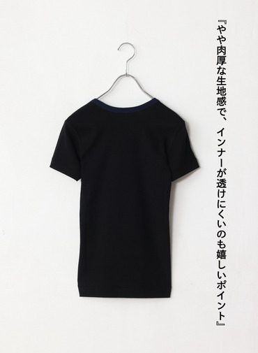 リンガーTシャツ「Jessica」 詳細画像 Black 2