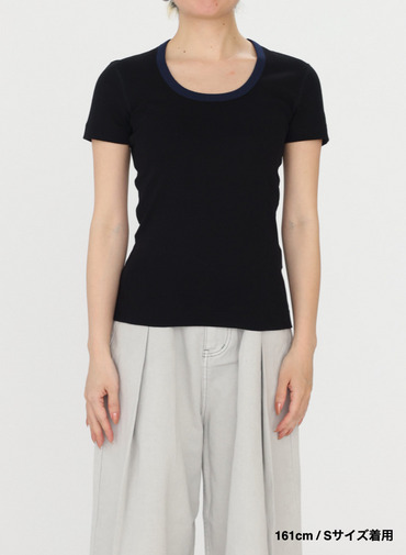リンガーTシャツ「Jessica」 詳細画像 Black 4