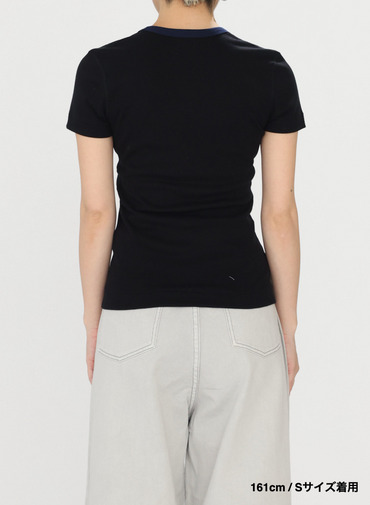 リンガーTシャツ「Jessica」 詳細画像 Black 6