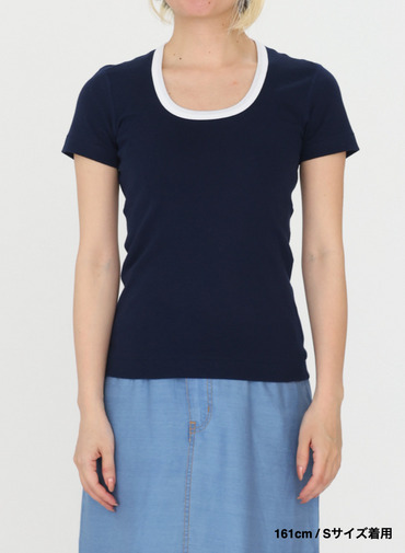リンガーTシャツ「Jessica」 詳細画像 Navy 8