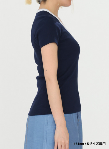 リンガーTシャツ「Jessica」 詳細画像 Navy 9