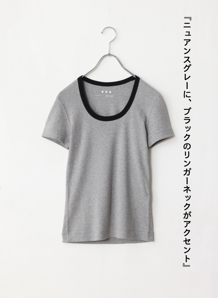 リンガーTシャツ「Jessica」 詳細画像 Gray 5