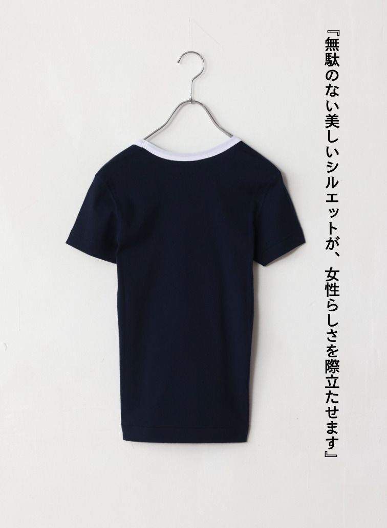 リンガーTシャツ「Jessica」 詳細画像 Navy 6