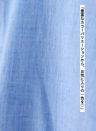 コットンリネン ドレス 詳細画像 Blue 4