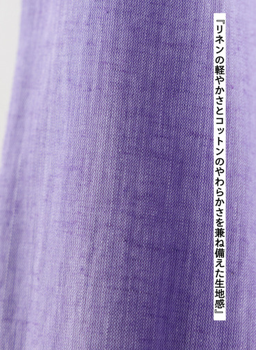 コットンリネン ドレス 詳細画像 Purple 8