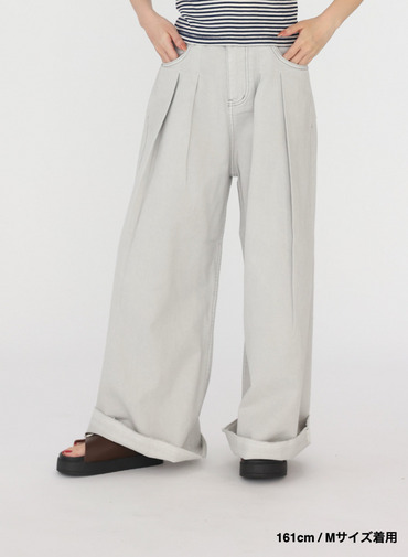 ティント デニムパンツ 詳細画像 Gray 8