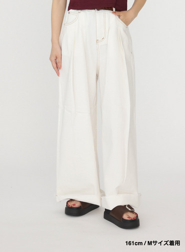 ティント デニムパンツ 詳細画像 White  10
