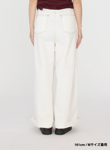 ティント デニムパンツ 詳細画像 White  8