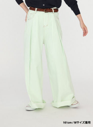 ティント デニムパンツ 詳細画像 Pale Green 11