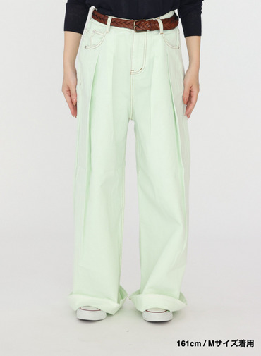 ティント デニムパンツ 詳細画像 Pale Green 7