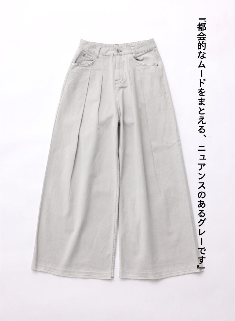 ティント デニムパンツ 詳細画像 Gray 1