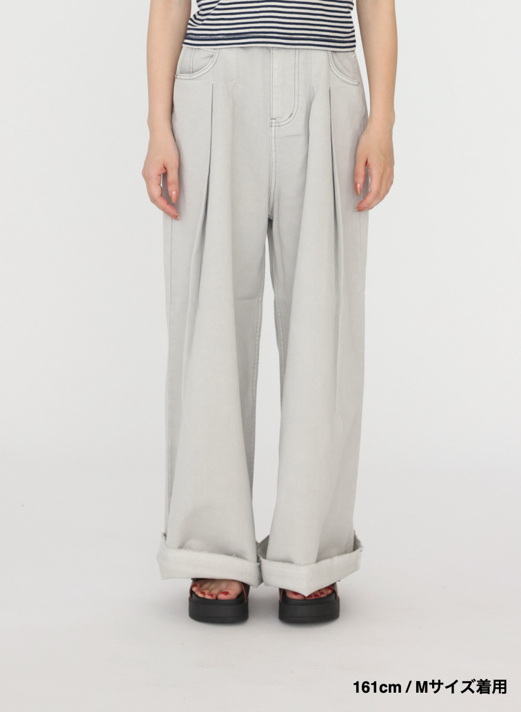 ティント デニムパンツ 詳細画像 Gray 4