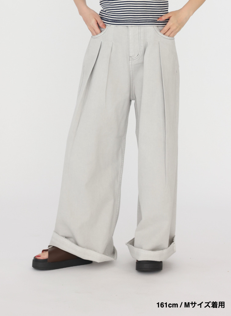 ティント デニムパンツ 詳細画像 Gray 8