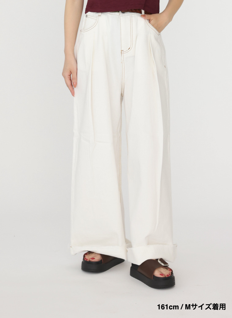 ティント デニムパンツ 詳細画像 White  10
