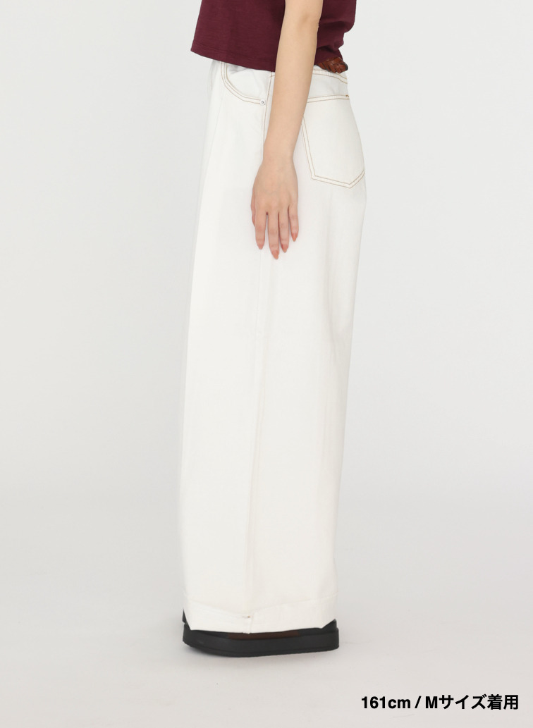 ティント デニムパンツ 詳細画像 White  7