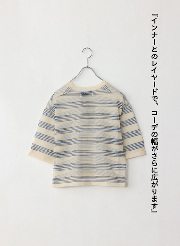 アロアシアーTシャツ 詳細画像 Ecru 7