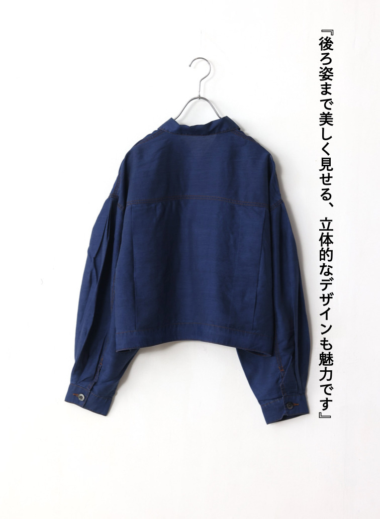 シアーデニムシャツジャケット 詳細画像 Indigo 6