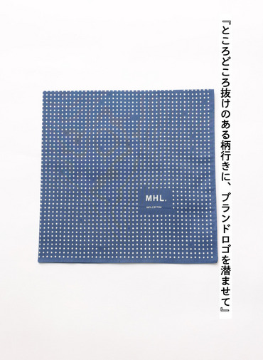ドット柄スカーフ 詳細画像 Blue 1
