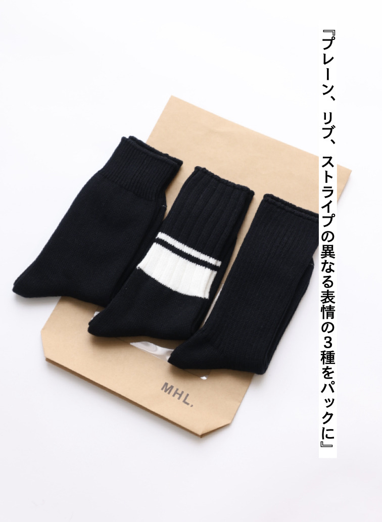 パック入りソックス 詳細画像 Black 2