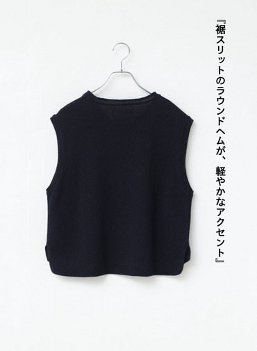 ニットベスト 詳細画像 Navy 6