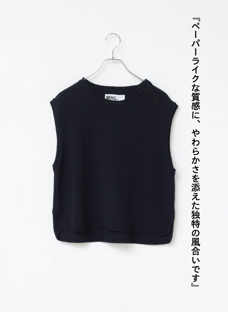 ニットベスト 詳細画像 Navy 5