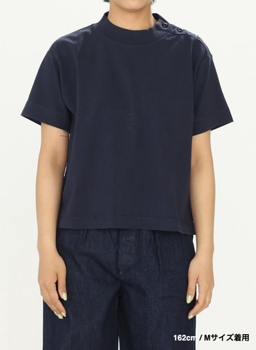 コットンリネンジャージーTシャツ 詳細画像 Navy 5