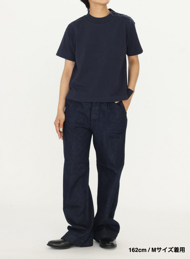 コットンリネンジャージーTシャツ 詳細画像 Navy 9