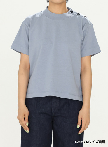 コットンリネンジャージーTシャツ 詳細画像 Blue 10