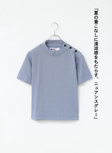 コットンリネンジャージーTシャツ 詳細画像 Blue 6