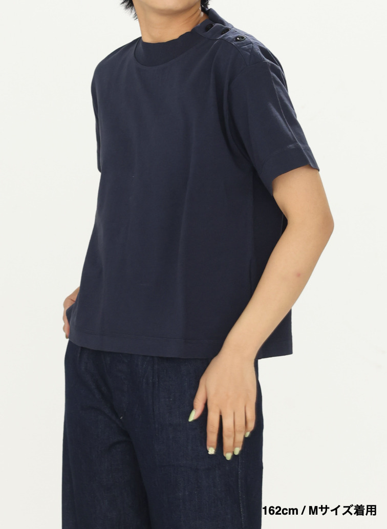 コットンリネンジャージーTシャツ 詳細画像 Navy 7