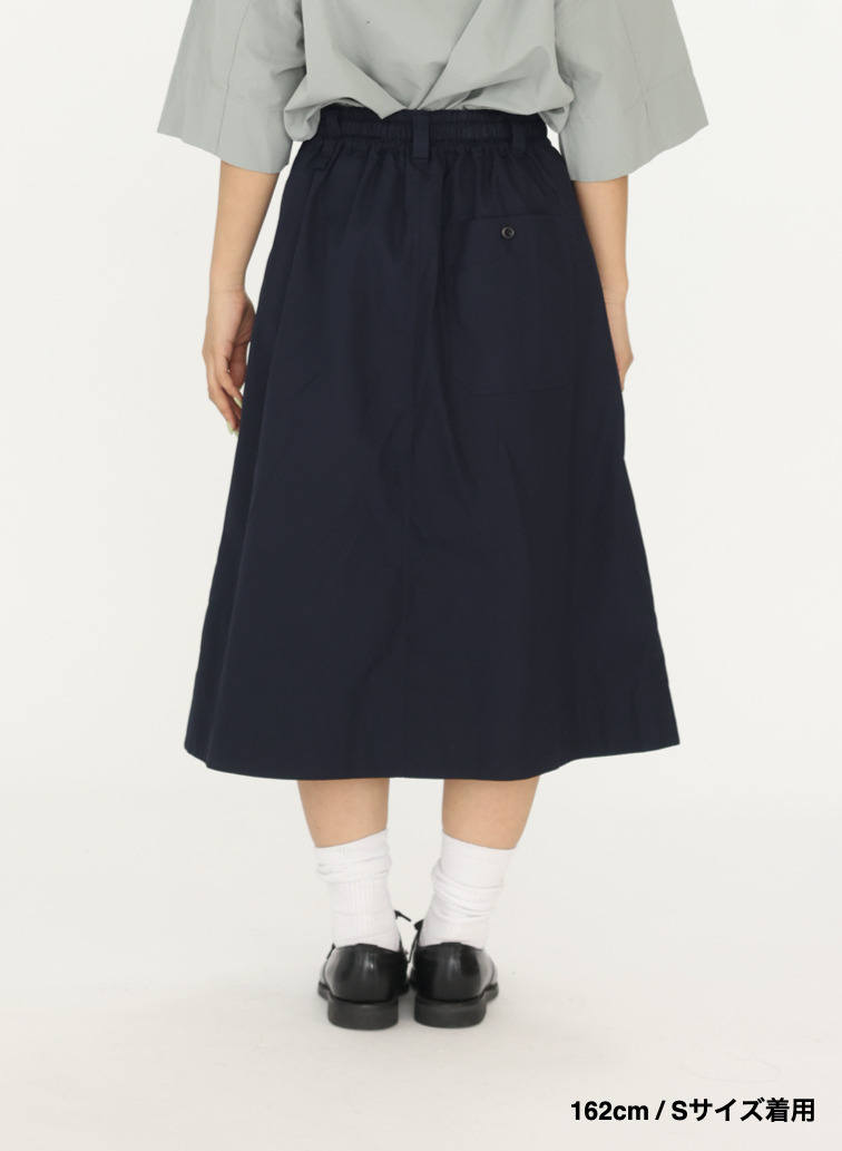 ポプリンスカート 詳細画像 Navy 12