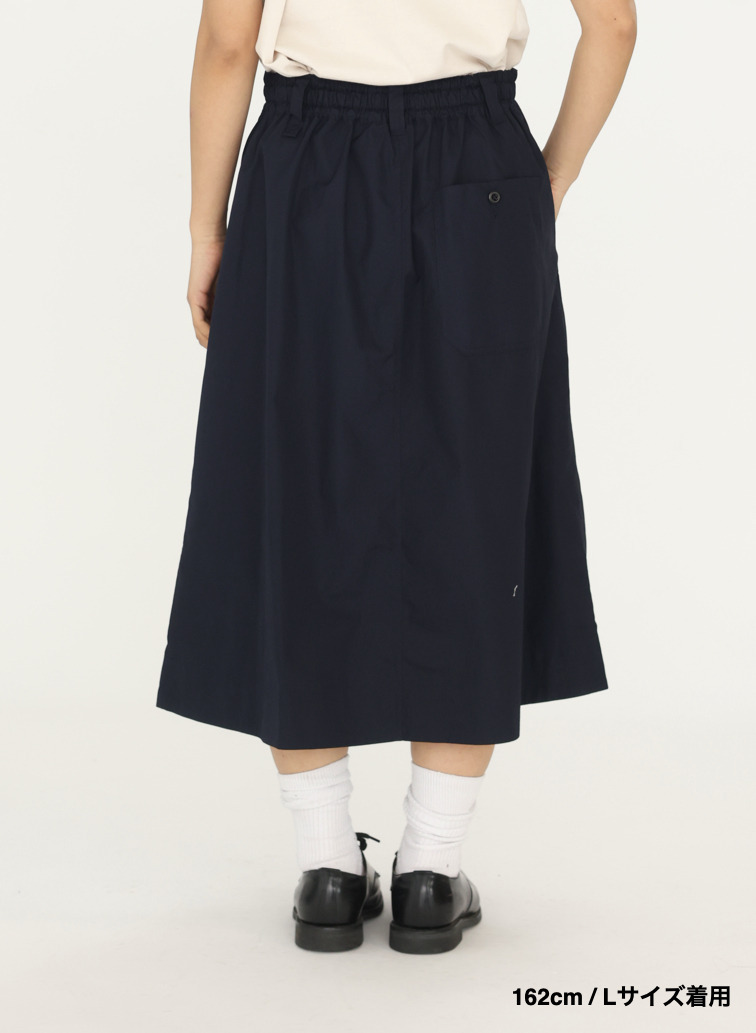 ポプリンスカート 詳細画像 Navy 17
