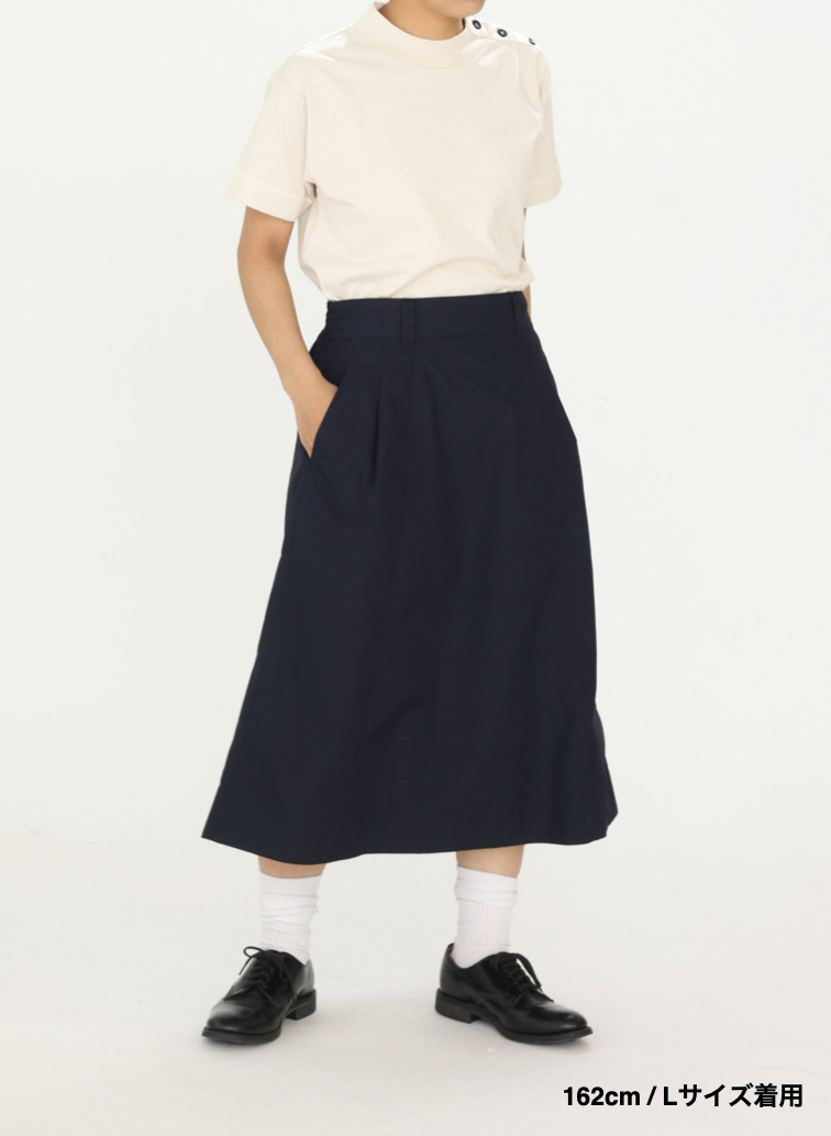 ポプリンスカート 詳細画像 Navy 19