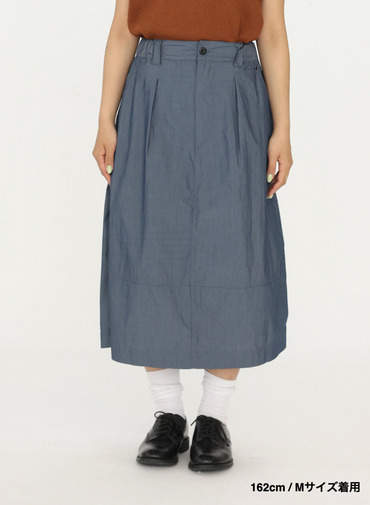 コットンナイロンスカート 詳細画像 Blue Gray 15