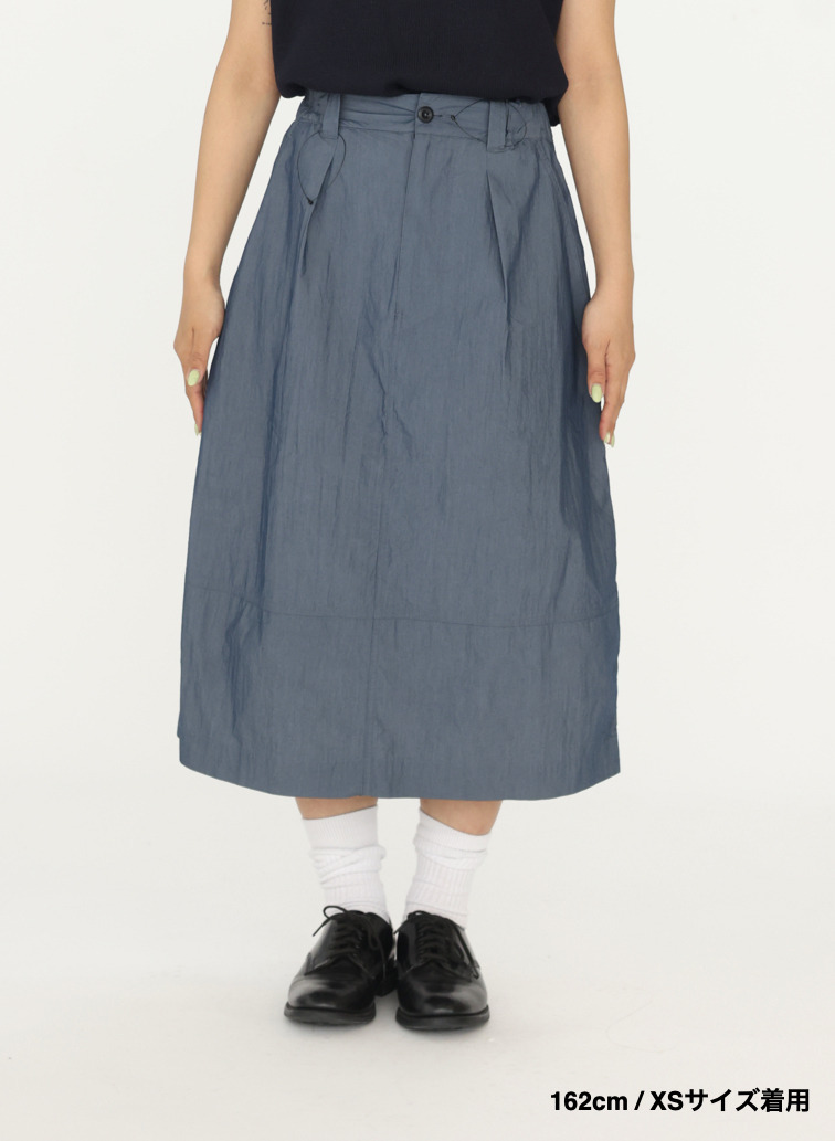 コットンナイロンスカート 詳細画像 Blue Gray 10