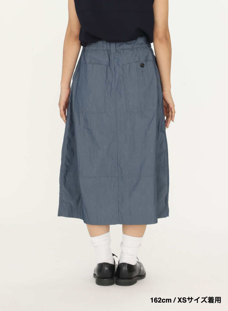 コットンナイロンスカート 詳細画像 Blue Gray 12