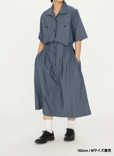コットンナイロンドレス 詳細画像 Blue Gray 10