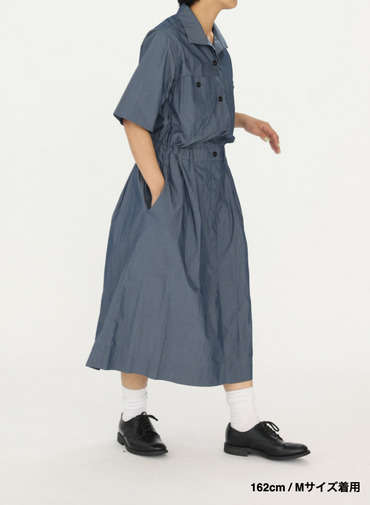 コットンナイロンドレス 詳細画像 Blue Gray 11