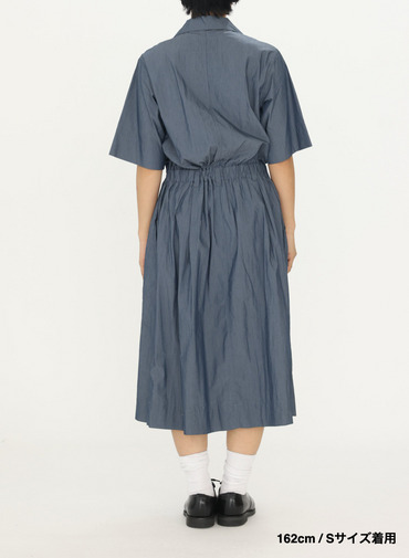 コットンナイロンドレス 詳細画像 Blue Gray 3