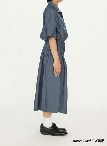 コットンナイロンドレス 詳細画像 Blue Gray 8