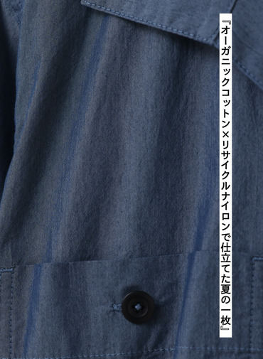 コットンナイロンドレス 詳細画像 Blue Gray 10