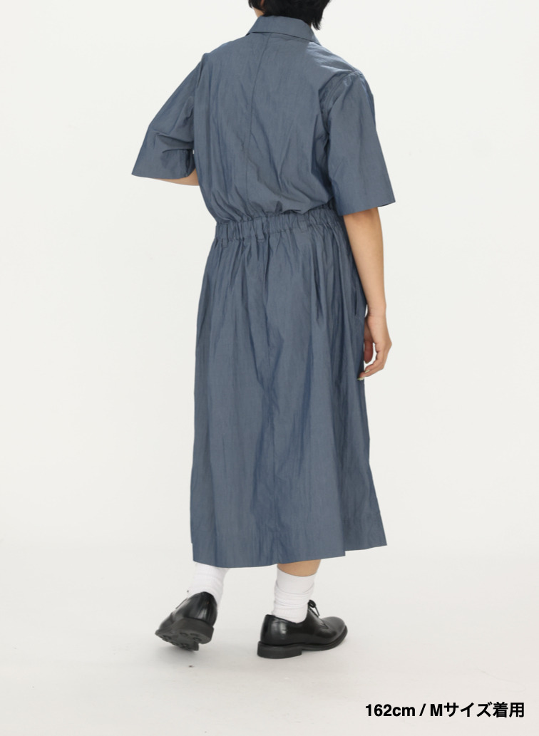 コットンナイロンドレス 詳細画像 Blue Gray 12