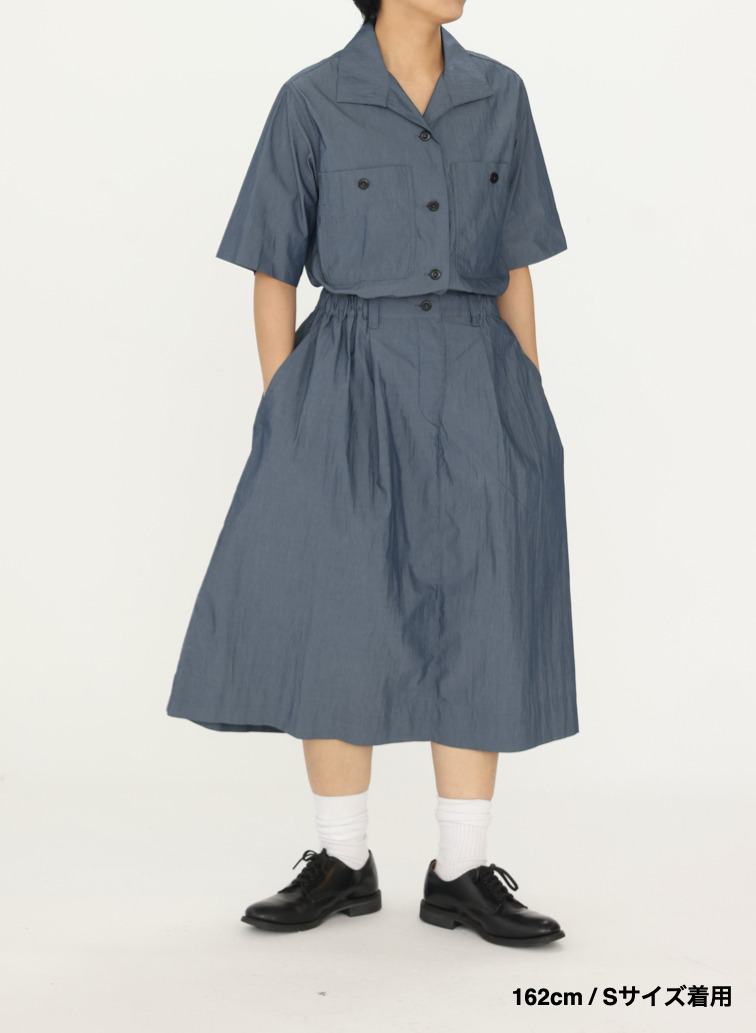 コットンナイロンドレス 詳細画像 Blue Gray 5